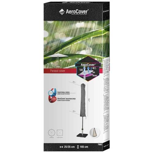 AeroCover 7982 Atmungsaktive Schutzhülle für Mittelstockschirme H165xB25/35 cm für Schirme bis Ø 3 Meter, oder 2,25x2,25...