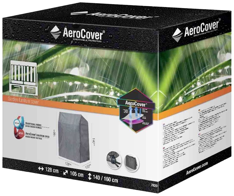 AeroCover 7820 Atmungsaktive Schutzhülle für Strandkörbe 128x105xH160/140 cm
