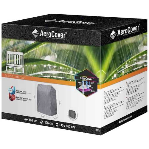 AeroCover 7822 Atmungsaktive Schutzhülle für Strandkörbe 150x105xH165/145 cm
