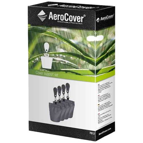 Thumbnail - AeroCover 7812 4 Sandsäcke für Schutzhüllen, zur Vermeidung von Wassersäcken 4x Sandsack (ohne Sand) + 4x Clip zur Befes...