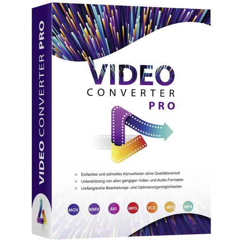 Markt & Technik Video Converter Pro Vollversion, 3 Lizenzen Windows Videobearbeitung