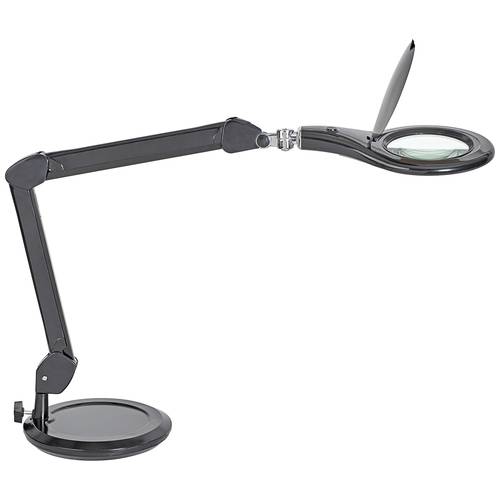 Maul 8263690 LED-Lupenleuchte MAULmakro, mit Standfuß, schwarz Vergrößerungsfaktor=1.75 x 127 mm 2021 Energieeffizienzkl...