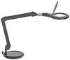 Maul 8263690 LED-Lupenleuchte MAULmakro, mit Standfuß, schwarz Vergrößerungsfaktor=1.75 x 12.7 cm 2021 Energieeffizienzklasse E (A - G)