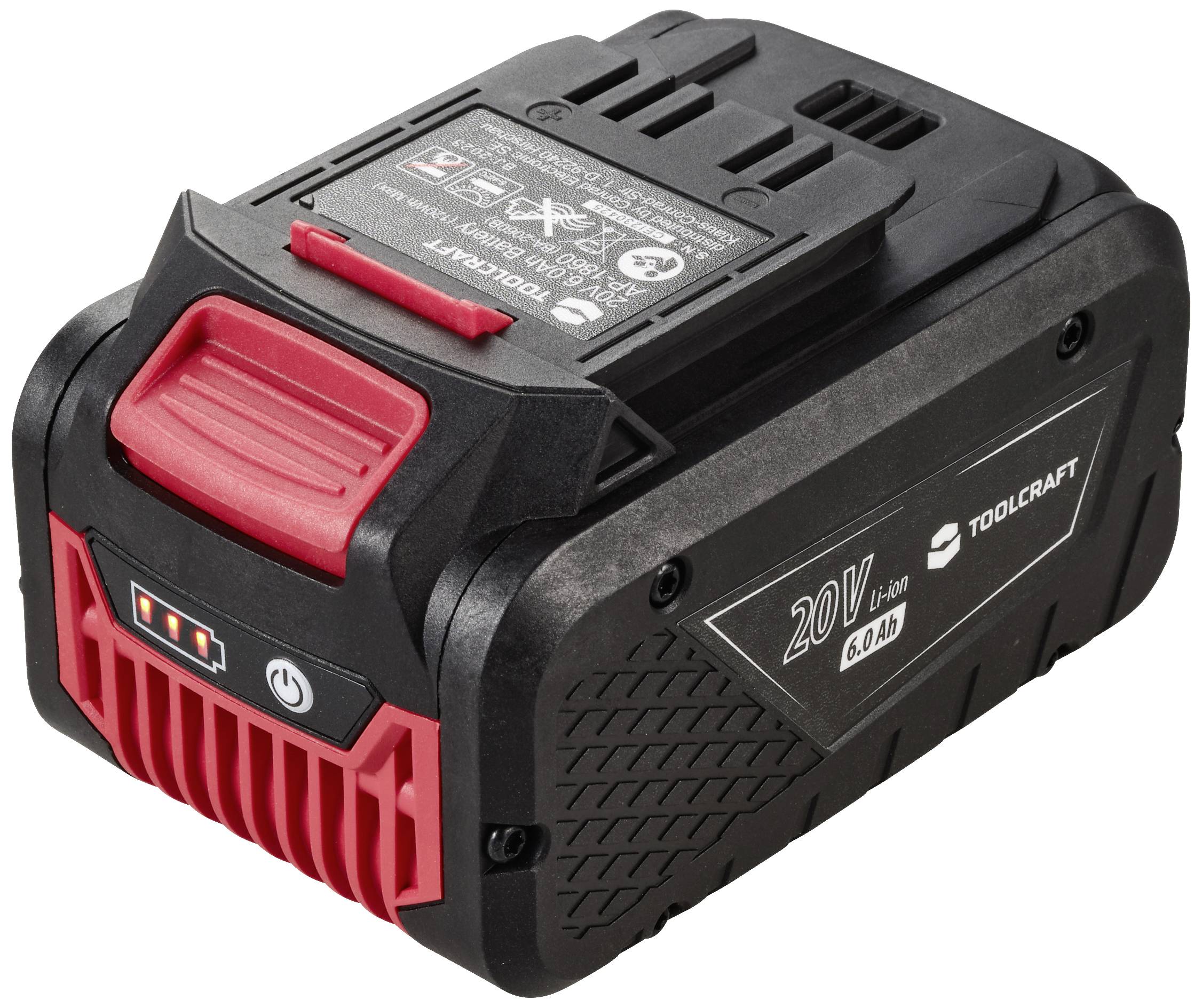 TOOLCRAFT AP-1860 / TAWB-200 Werkzeug-Akku 6 Ah Li-Ion