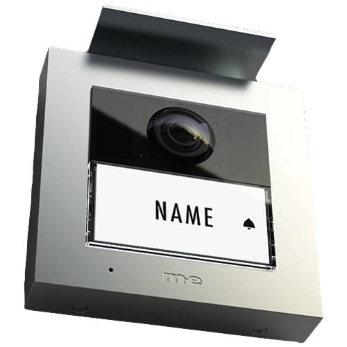 m-e modern-electronics VS-21 S Vistasmart Video-Türsprechanlage LAN, WLAN Außeneinheit Silber