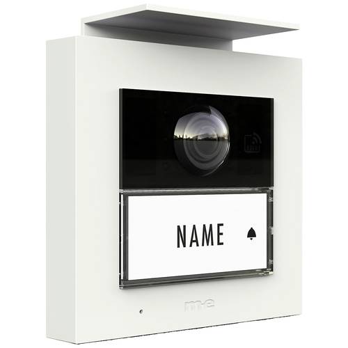 m-e modern-electronics VS-21 W Vistasmart Video-Türsprechanlage LAN, WLAN Außeneinheit Weiß