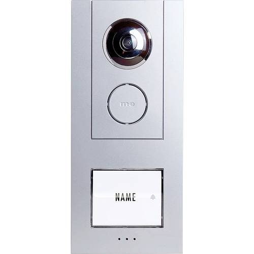 m-e modern-electronics VS-11 S Vistasmart Video-Türsprechanlage LAN, WLAN Außeneinheit Silber
