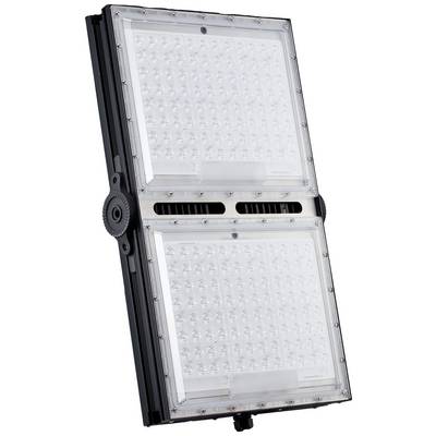 LED-Leuchte mit zwei Reihen rechteckiger Linsen, geeignet für helle, energieeffiziente Beleuchtung in industriellen Anwendungen.