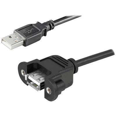 Lyndahl USB-Kabel USB 2.0 USB-A Stecker, USB-A Buchse 3 m Schwarz  LKPK015-30