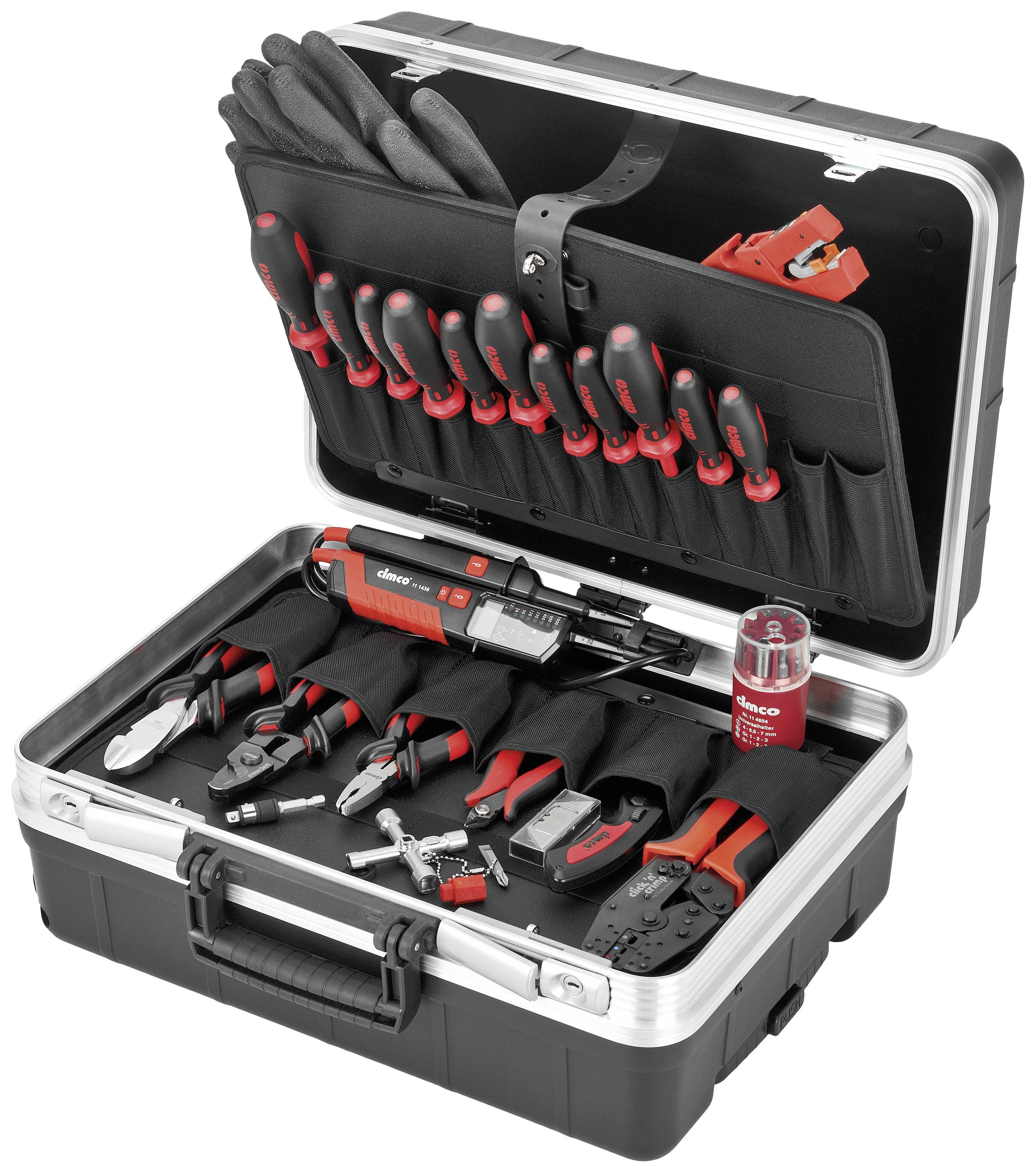 Cimco 170533 Verktygsväska med utrustning 24 delar (L x B x H) 395 x 455 x 205 mm
