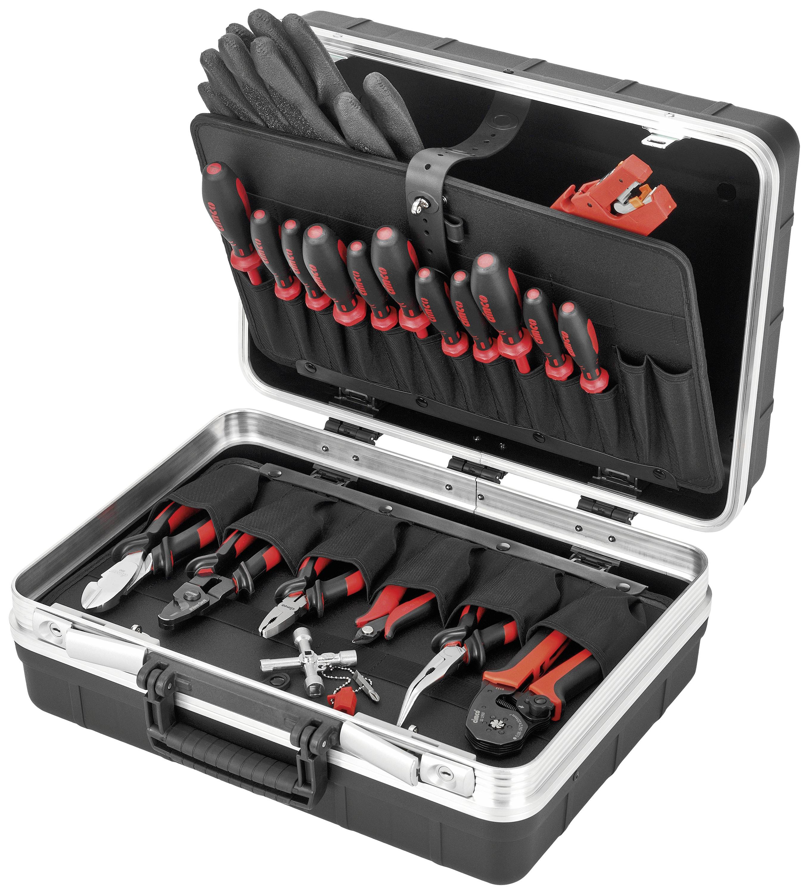 Cimco 170605 Verktygsväska med utrustning 21 delar (L x B x H) 395 x 455 x 205 mm
