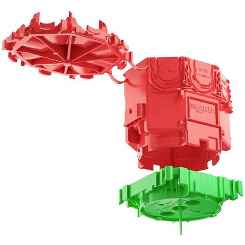 Kaiser Elektro 1265-11 Decken-Verbindungsdose halogenfrei (L x B) 94 mm x 75 mm 1 St.