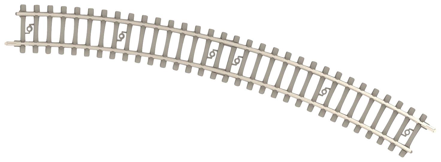 MiniTrix N  rails T14510 Betonnen dwarsliggers, Gebogen 30 &deg; 10 stuk(s)