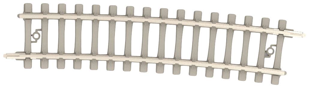 MiniTrix N  rails T14515 Betonnen dwarsliggers, Gebogen 7.5 &deg; 10 stuk(s)