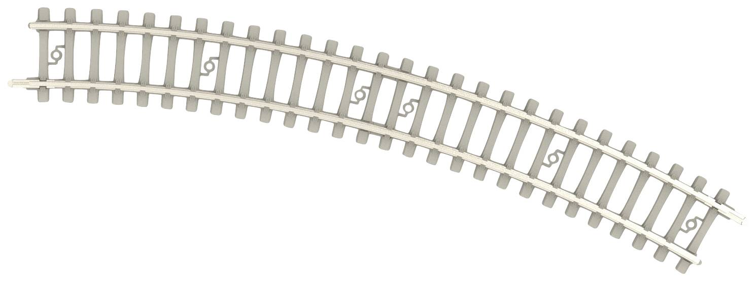 MiniTrix N  rails T14522 Betonnen dwarsliggers, Gebogen 30 &deg; 10 stuk(s)