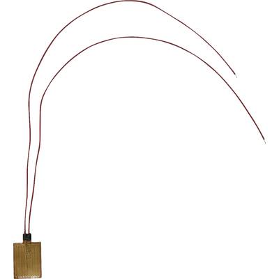 Ein rechteckiges Heizelement mit langen, dünnen roten Kabeln. Hauptsächlich zur Erzeugung von Wärme in elektronischen Geräten verwendet.