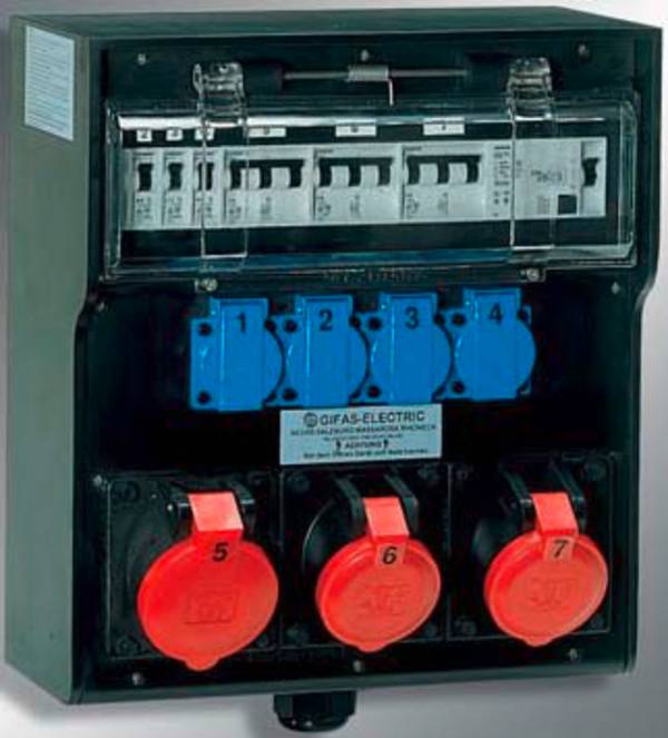 Gifas Electric CEE Stromverteiler 7731104C63.003PU6 237386 400 V