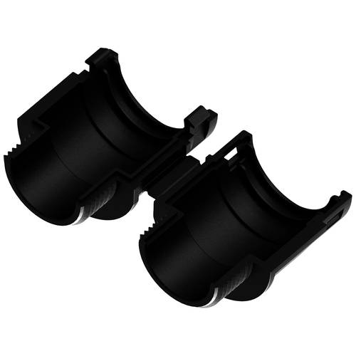 Fränkische Rohrwerke 4910300900 Verschraubung 112.5 mm Schwarz 10 St.