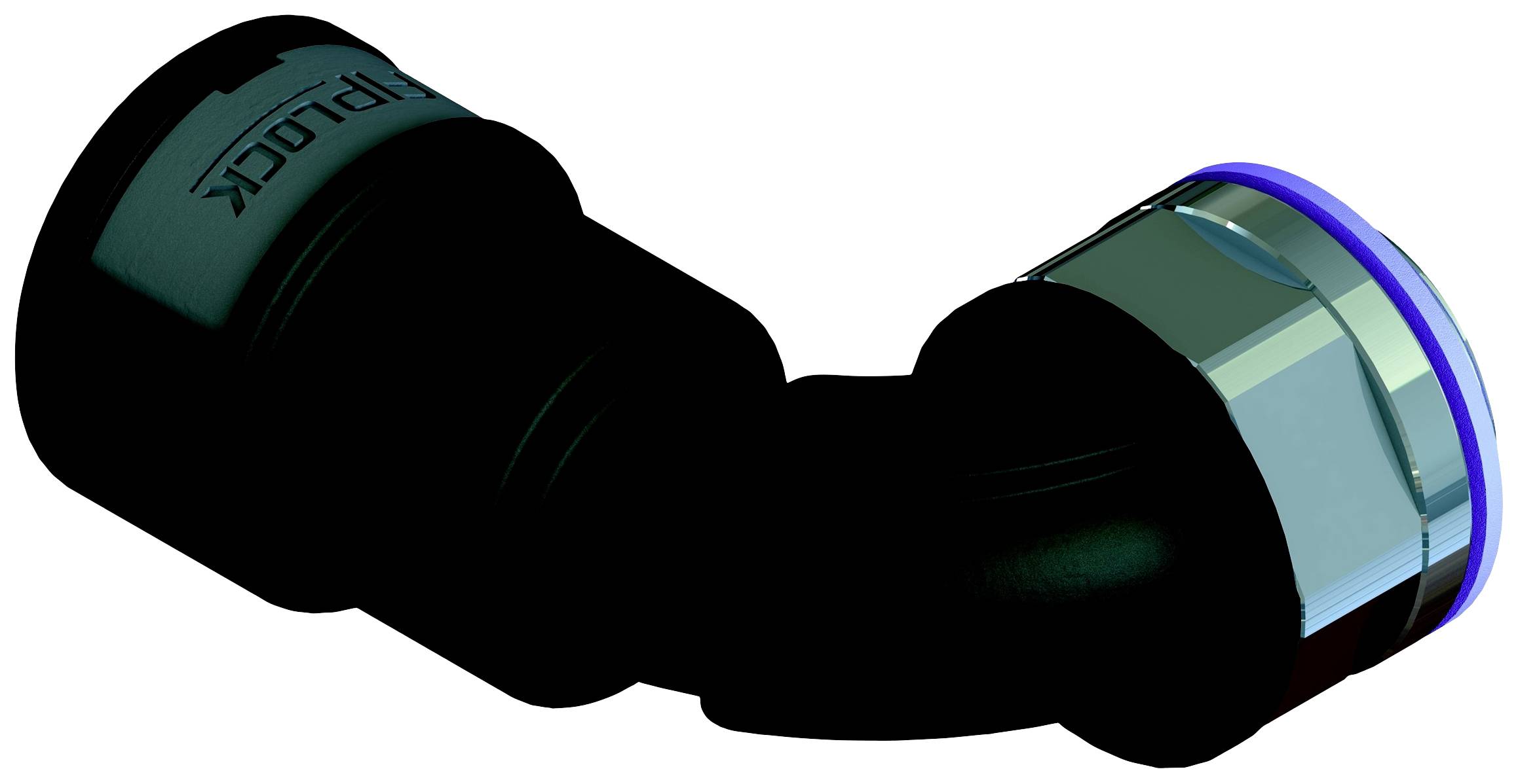 Fränkische Rohrwerke 4890732300 Verschraubung 124.3 mm Schwarz 4 St.