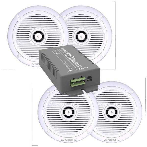 Lyndahl LYNCS180IPS4 2-Wege Set Einbau-Lautsprecher 120 W 4 Ω Weiß 1 Set