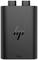 Ein schwarzes tragbares Ladegerät mit zwei USB-C-Ausgängen und einem aufgedruckten Logo. Text '65w' und 'HP' (Logo) sichtbar.