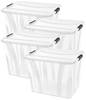 Siena HOME Aufbewahrungsbox Anzio Transparent 55 l (B x H x T) 51 x 37.2 x 38.5 cm 4 St.