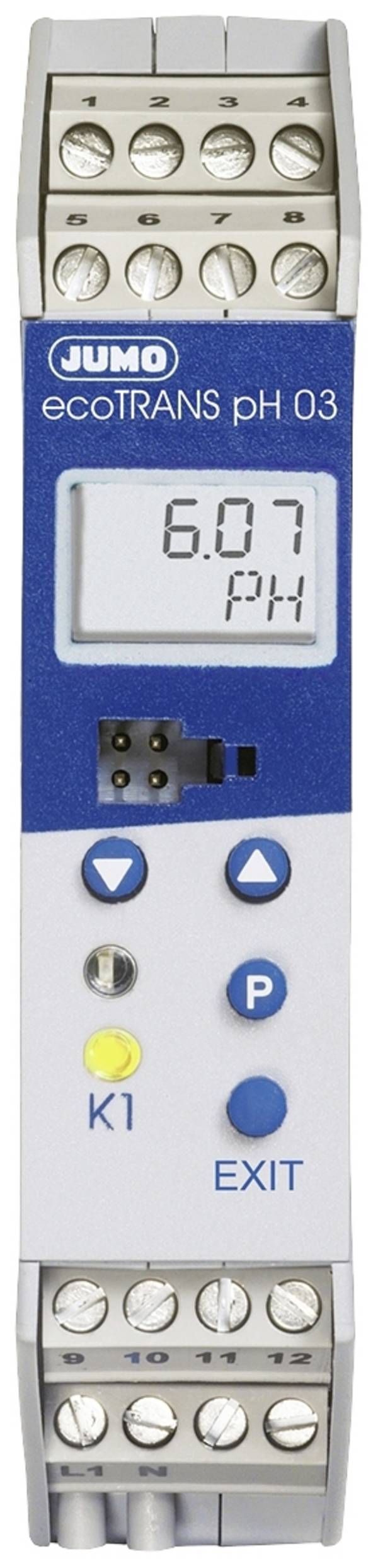 Jumo 00508663 Messumformer/ Schalter für pH-Wert/Redox-Spannung und Temperatur, Relais 00508663