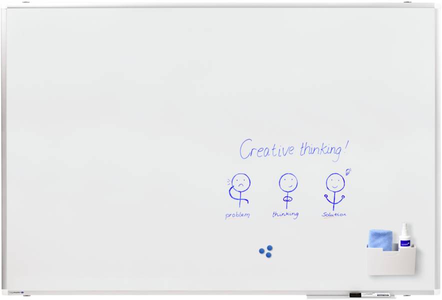 Legamaster Whiteboard PREMIUM PLUS (B x H) 150 cm x 100 cm Weiß emailliert Inkl. Ablageschale, Inkl. Boardmarker-2