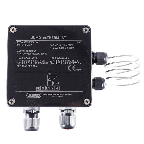 Jumo 60003366 2-Punkt-Regler Temperaturwächter 50 °C (max.) Relais 16 A
