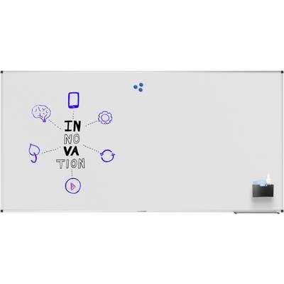 Legamaster Whiteboard UNITE (B x H) 200 cm x 100 cm Weiß glatt, lackiert Inkl. Ablageschale-2