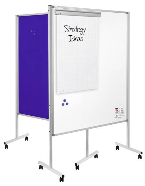 Legamaster Multiboard Mobil XL 7-210600 120x150cm blau-2