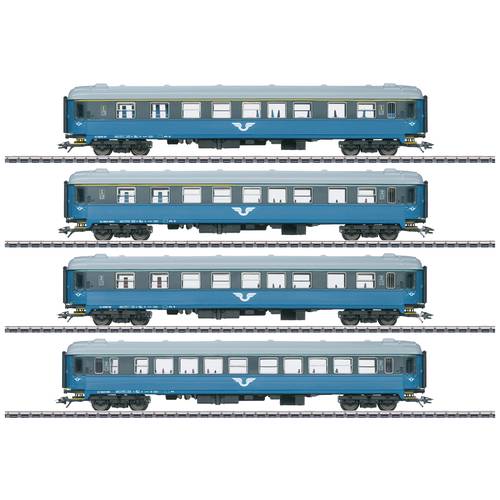 Thumbnail - Märklin 43787 H0 4er-Set Personenwagen B1 der SJ