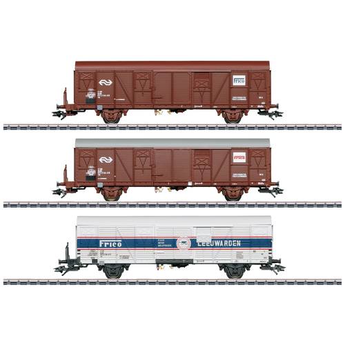 Märklin 47316 H0 3er-Set Güterwagen Gbs 14 m Fa. Frico der NS