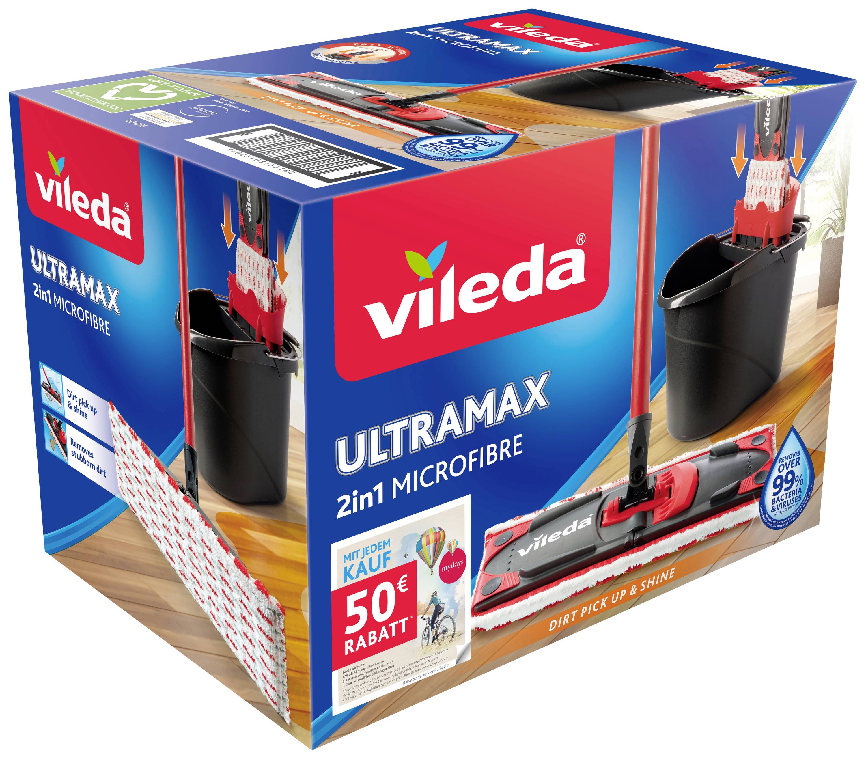 Vileda Ultramax 2in1 Box Frühjahrespromo 2023 inkl. 50 EUR MyDays-Gutschein  1 St. 172364 – Conrad Electronic Schweiz