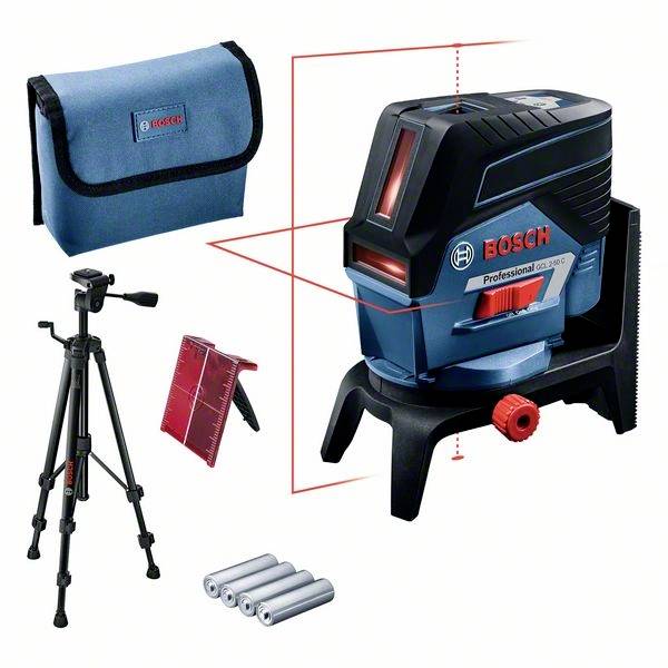 Bosch Professional GCL 2-50 C Kreuz und Punktlinienlaser  selbstnivellierend Reichweite (max.): 20 m