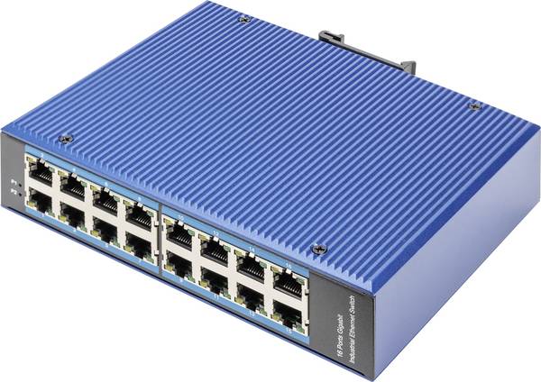 Digitus DN-651129 DN-651129 Industrial Ethernet Switch 16 Port 10 / 100 / 1000 MBit/s