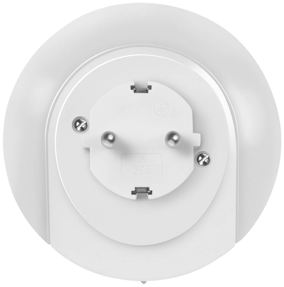 LED night light socket, twilight sensor, 1x CEE 7/3 Baumarkt & Garten Beleuchtung Außen- &-2