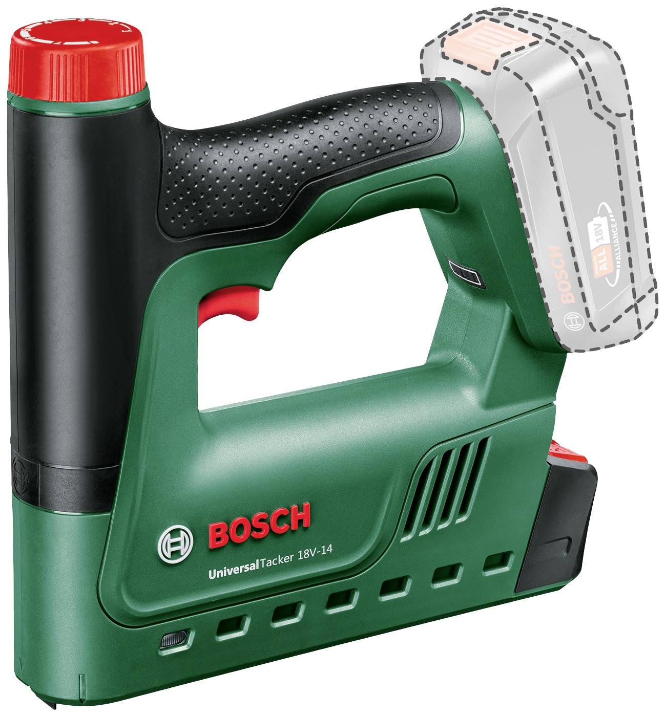 BOSCH UniversalTacker 18V-14 - Nagelpistole/Tacker - schnurlos - ohne Batterie - 18 V