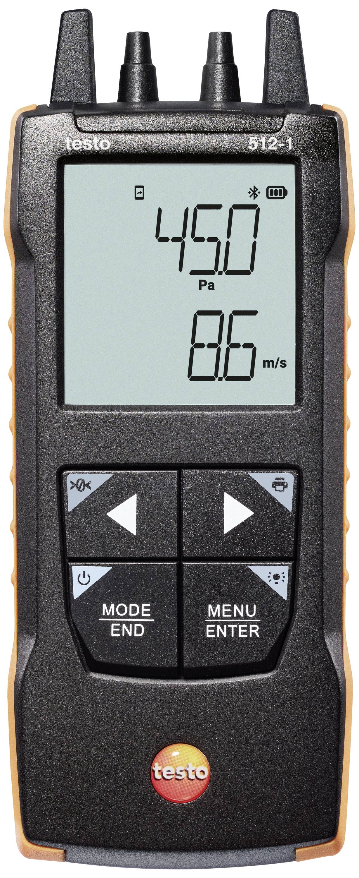 TESTO 512-1 Druck-Messgerät Luftdruck 0 - 200 hPa (0563 1512)
