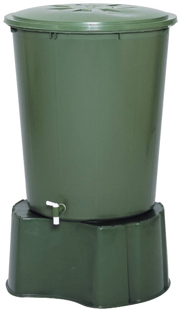 Garantia 500213 Regentonne 310 l rund mit Deckel und Hahn 1 St.