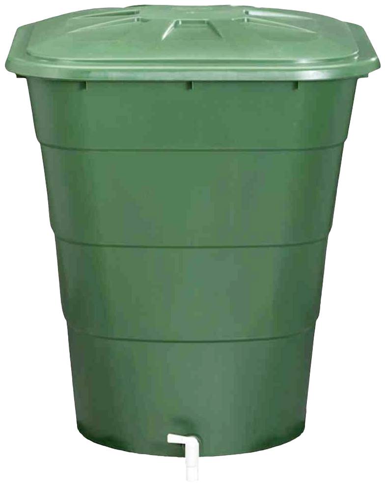 Garantia 501205 Regentonne eckig 203 l mit Deckel und Hahn 1 St.