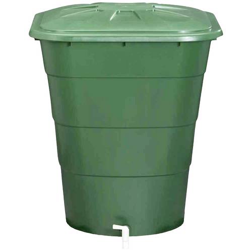 Garantia 501205 Regentonne eckig 203 l mit Deckel und Hahn 1 St.