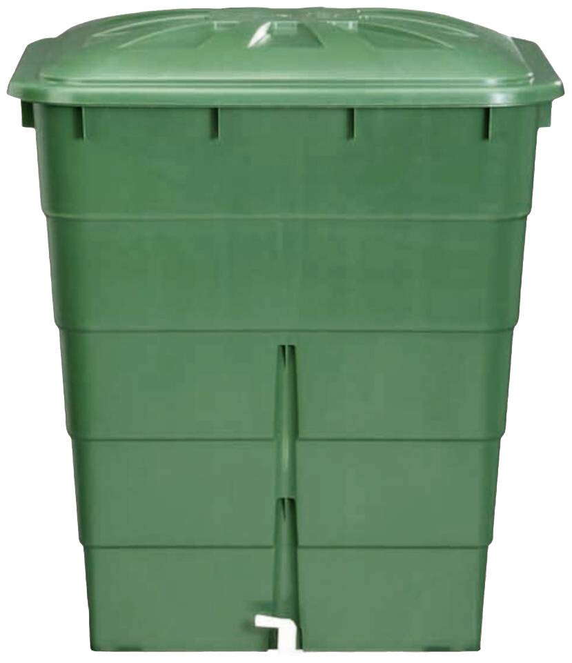 Garantia 501206 Regentonne eckig 300 l mit Deckel und Hahn 1 St.