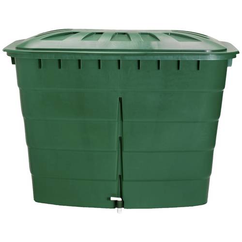Garantia 501207 Regentonne eckig 520 l mit Deckel und Hahn 1 St.