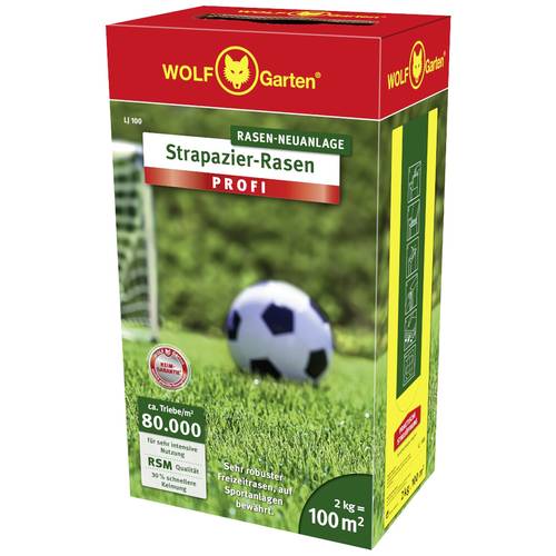 WOLF-Garten 3821040 Strapazier-Rasensamen Loretta für ca. 100 qm 1 St.