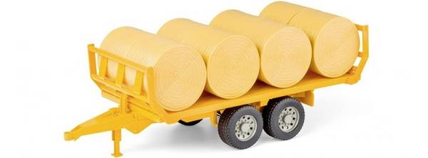 Carson Modellsport 1:16 Heuwagen für RC Traktor gelb 1:16 Anhänger