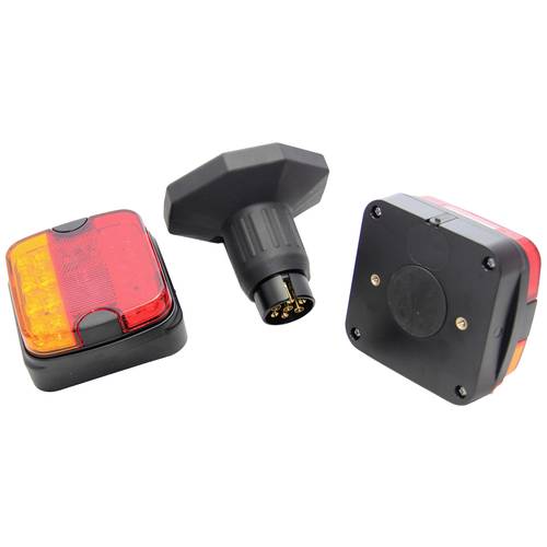 Thumbnail - Berger & Schröter Anhänger-Beleuchtungsset 7-polig Bremslicht, Rückleuchte, Blinker 12 V/DC Bluetooth® Funk-Verbindung, ...