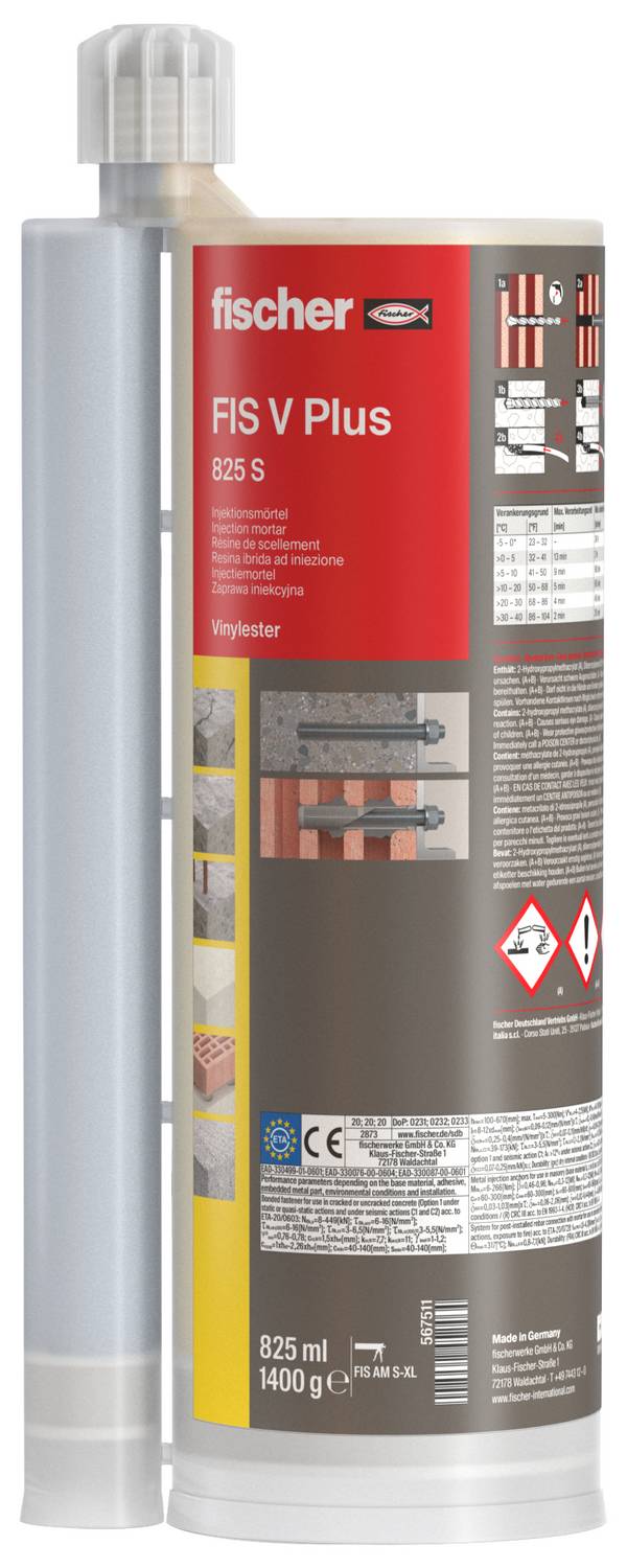 Fischer Hochleistungsmörtel FIS V Plus 825 S 567511 825 ml