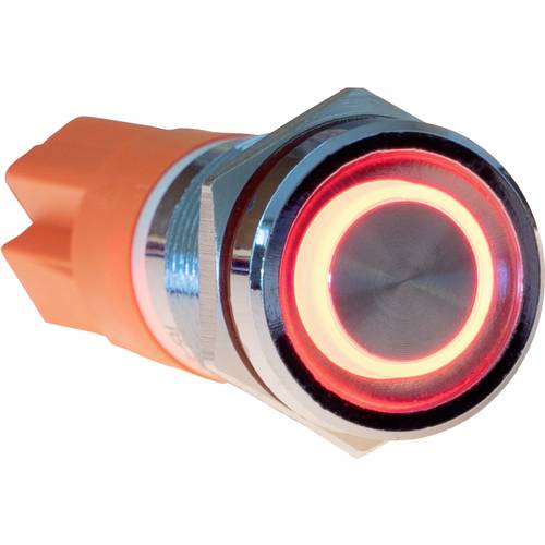 Joy-it Button12E-02 Button12E-02 Tastschalter rastend Rot (Ø x L) 12 mm x 26.50 mm IK10, IP67 1 St.