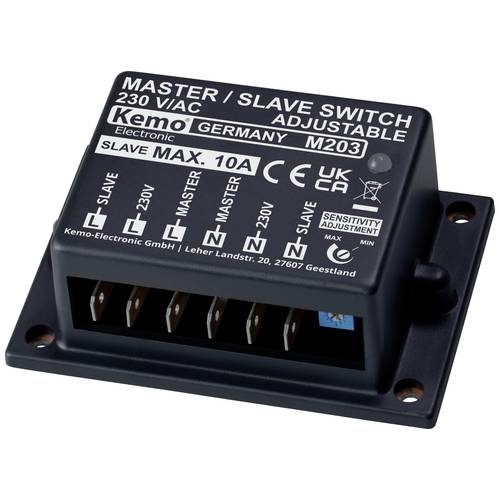 Kemo M203 Master Slave Schalter Baustein 230 V/AC